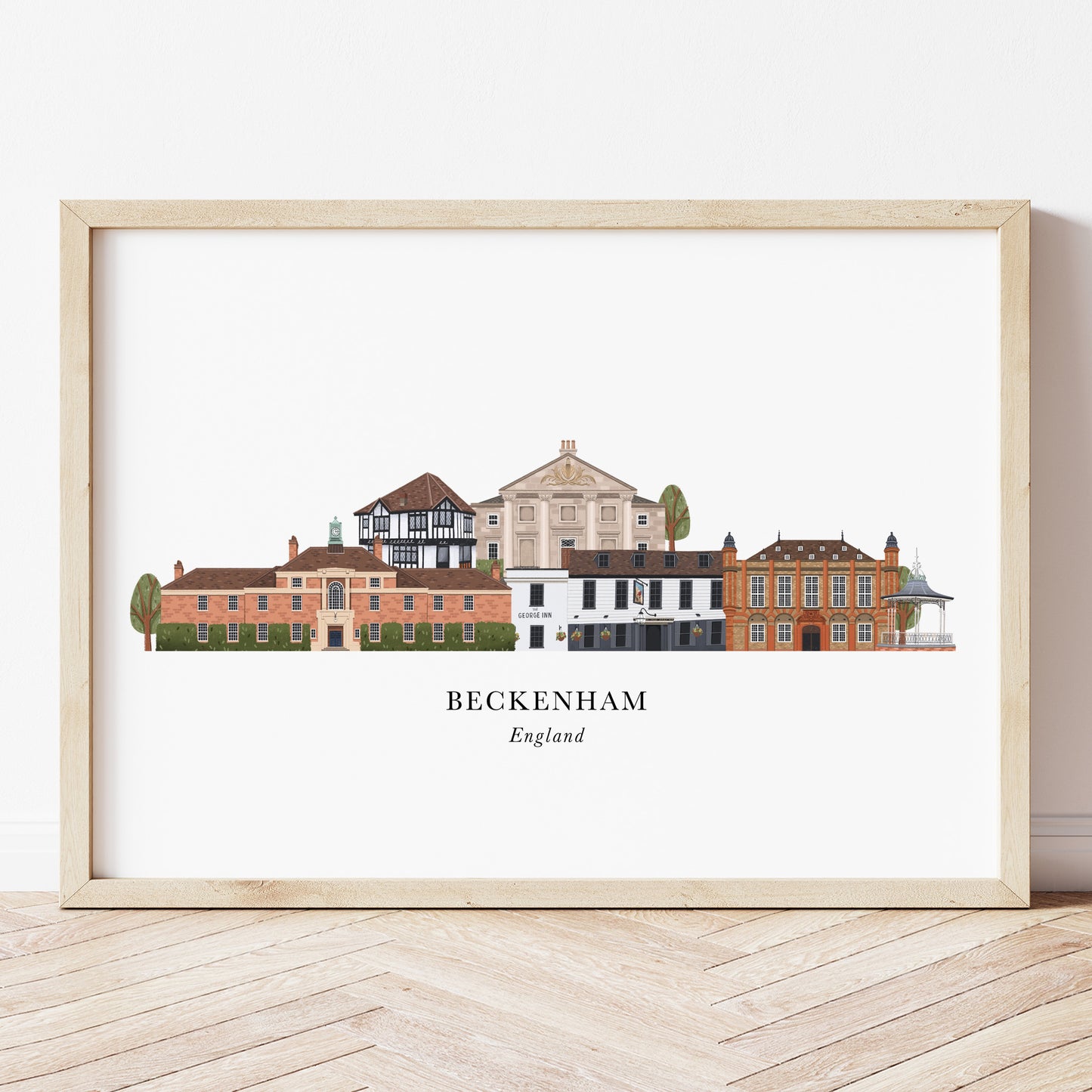 Beckenham Skyline Print