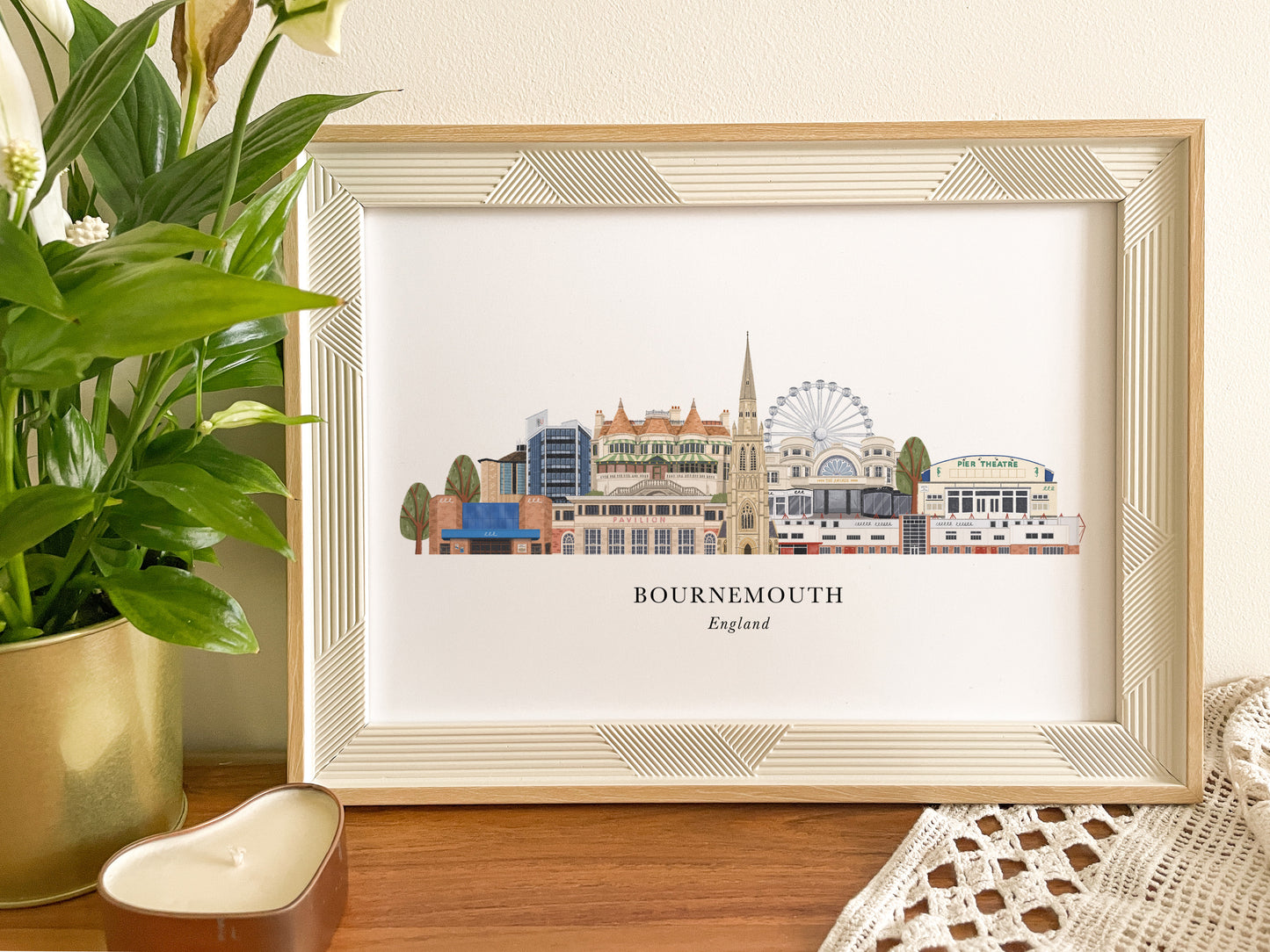 Bournemouth Skyline Print