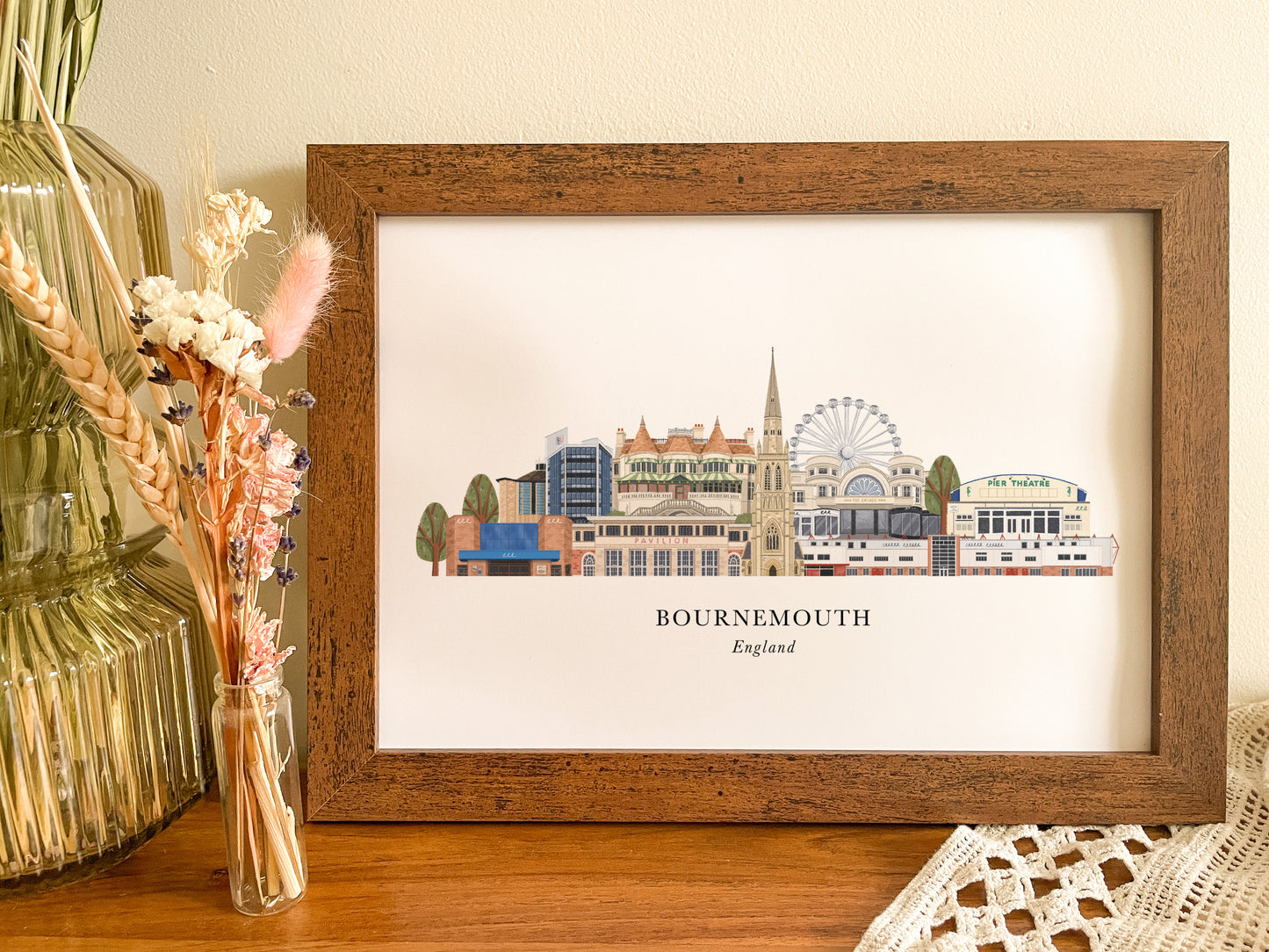 Bournemouth Skyline Print