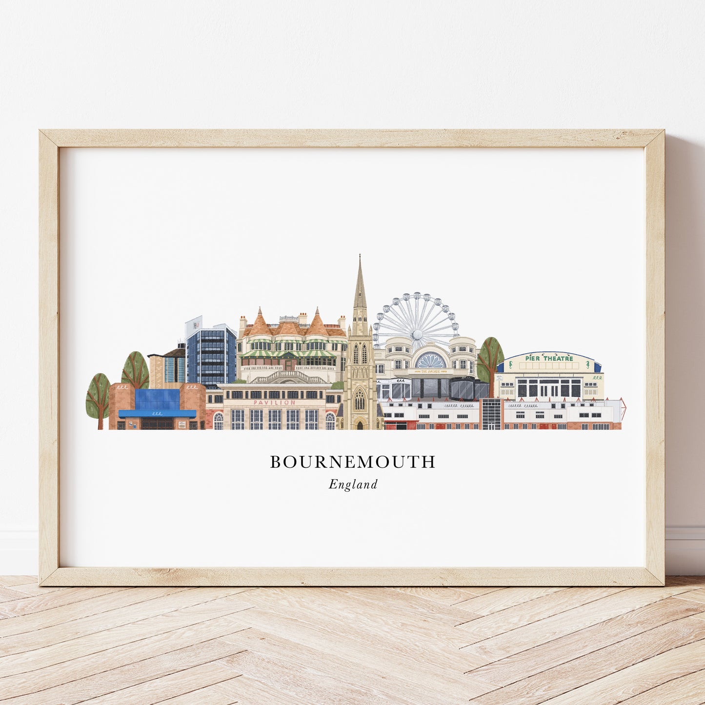 Bournemouth Skyline Print