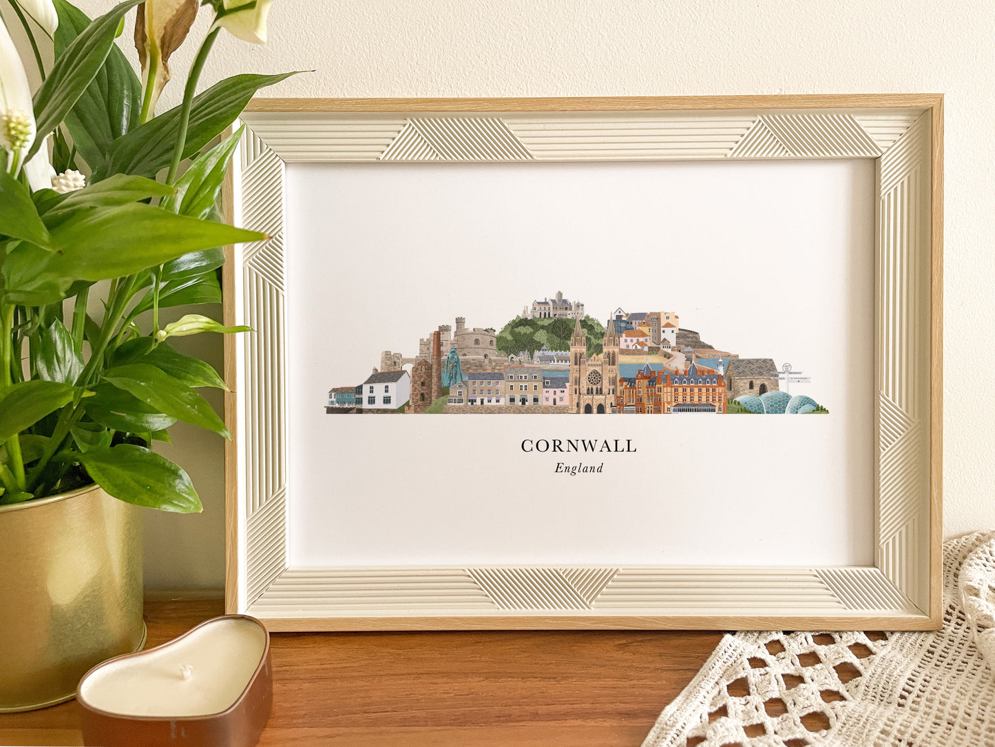 Cornwall Skyline Print