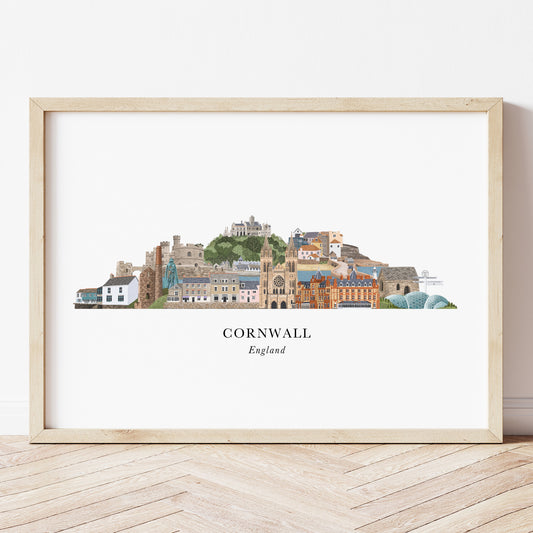 Cornwall Skyline Print