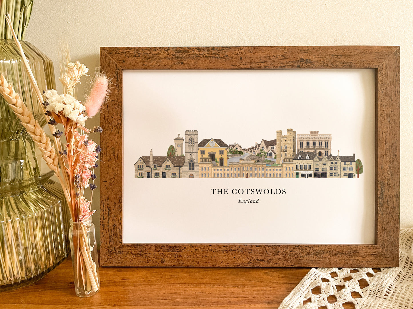 The Cotswolds Skyline Print