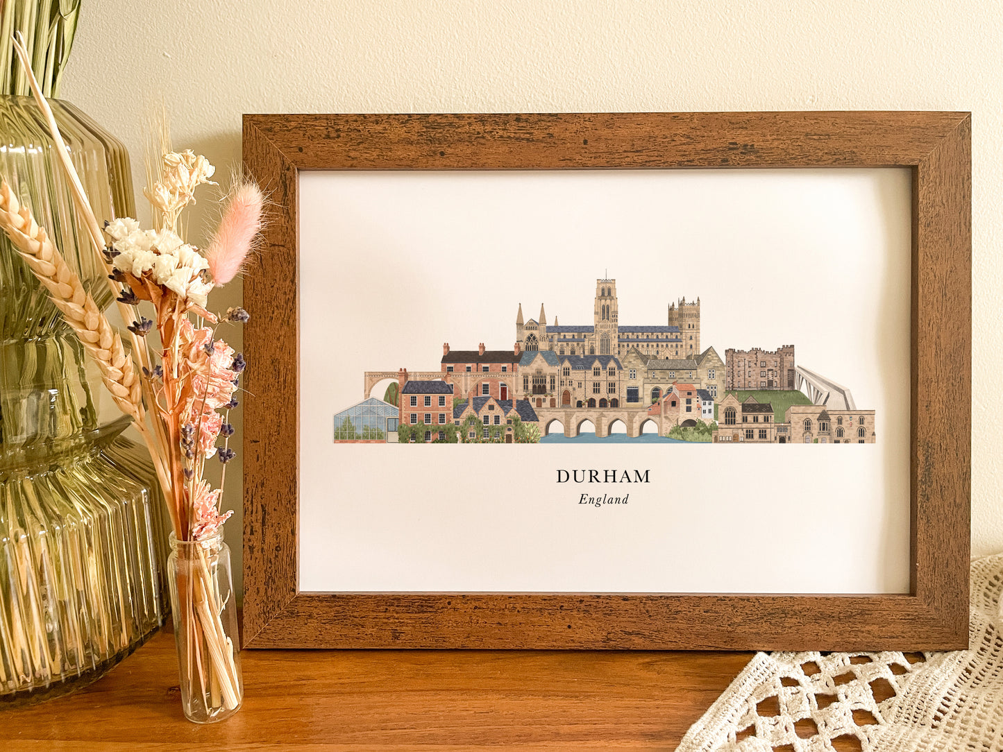 Durham Skyline Print