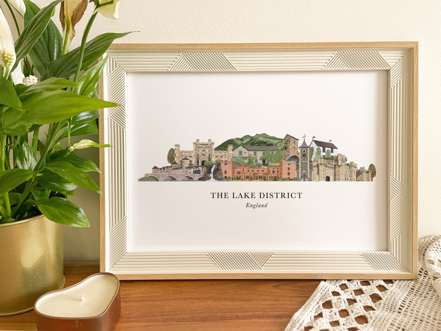 Lake District Skyline Print