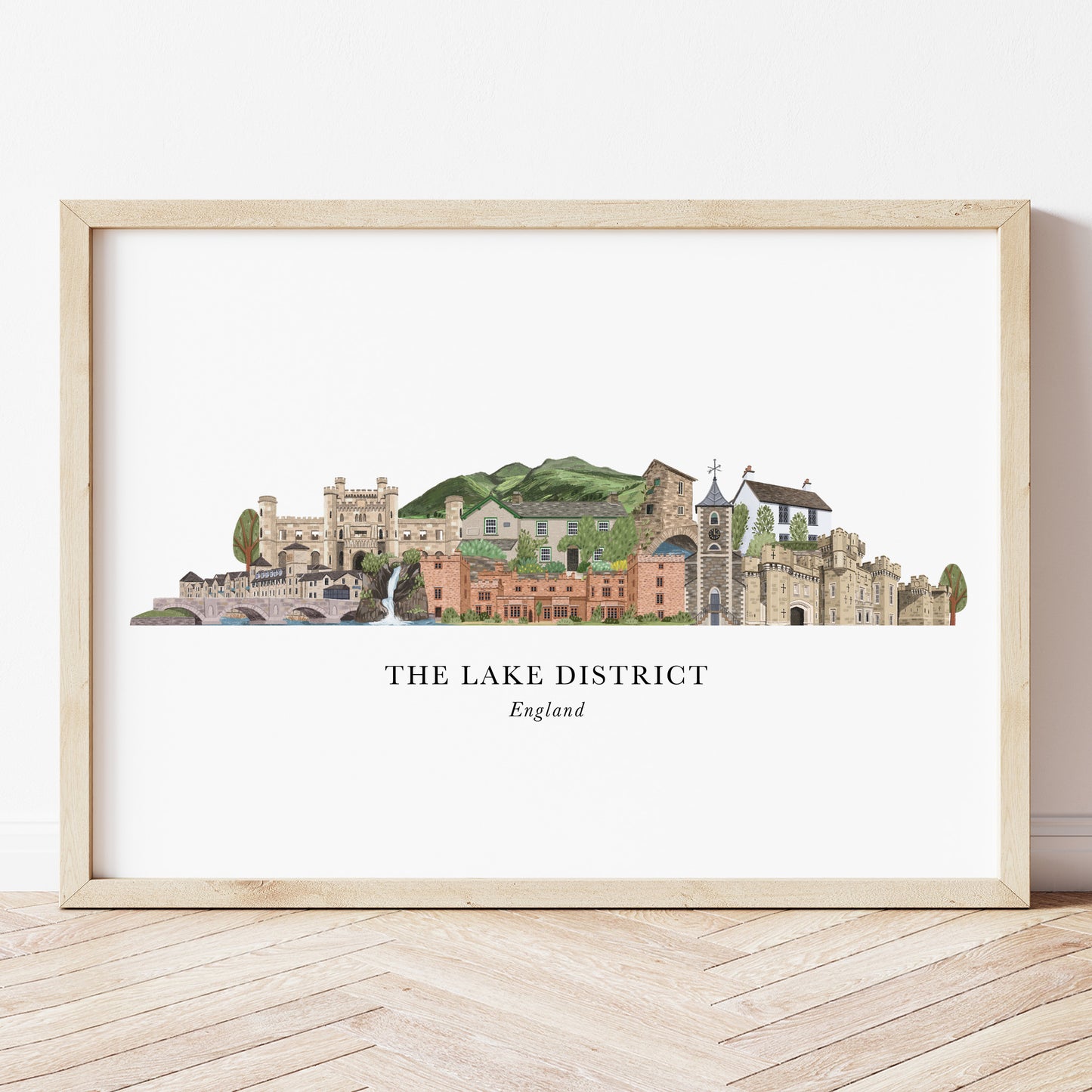 Lake District Skyline Print
