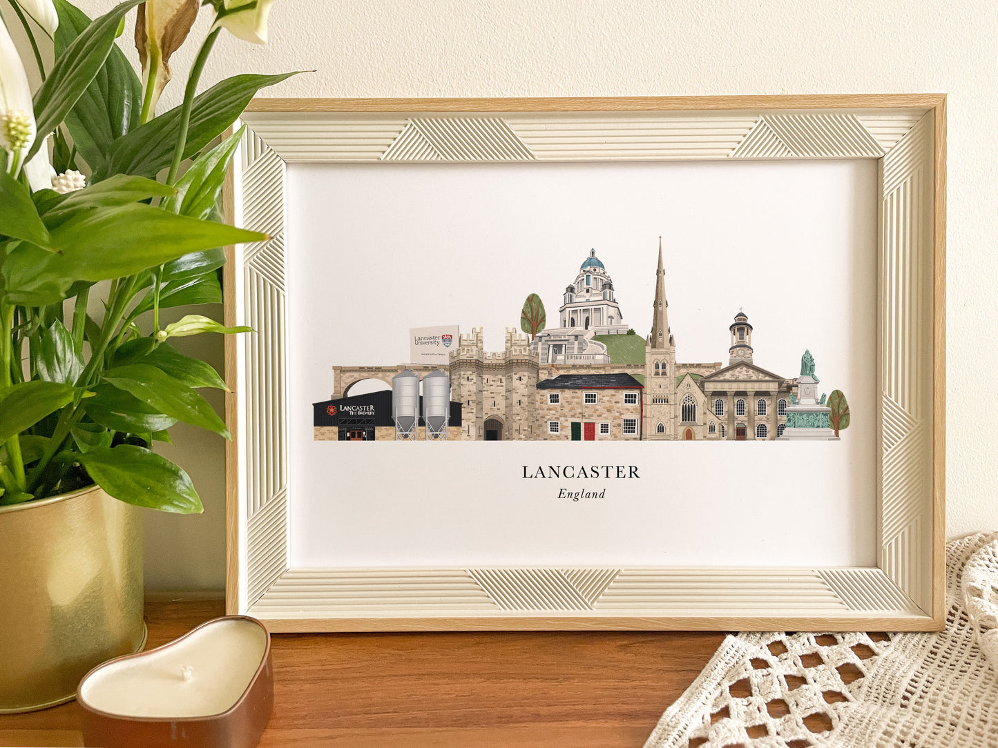 Lancaster Skyline Print