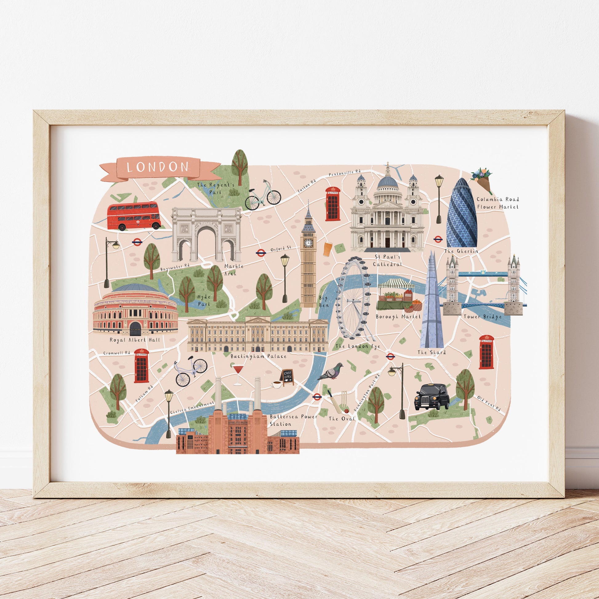 London map print