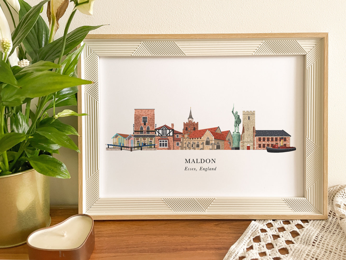 Maldon Skyline Print