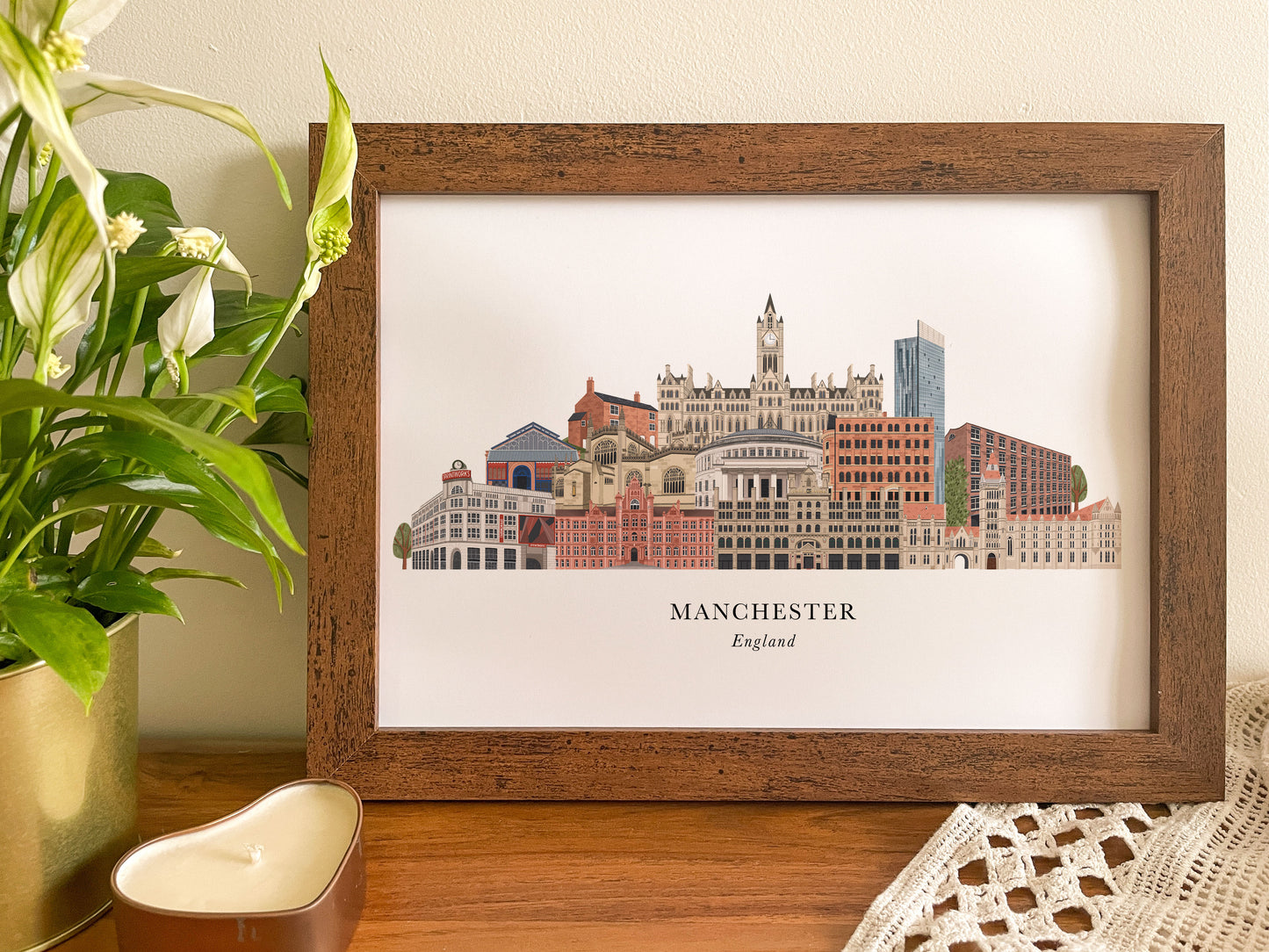 Manchester Skyline Print