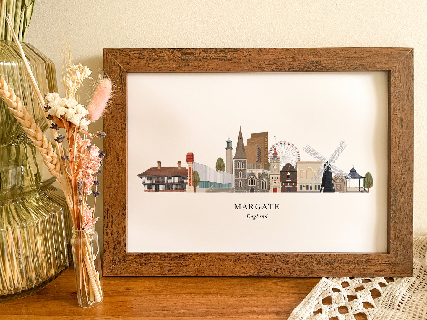 Margate Skyline Print