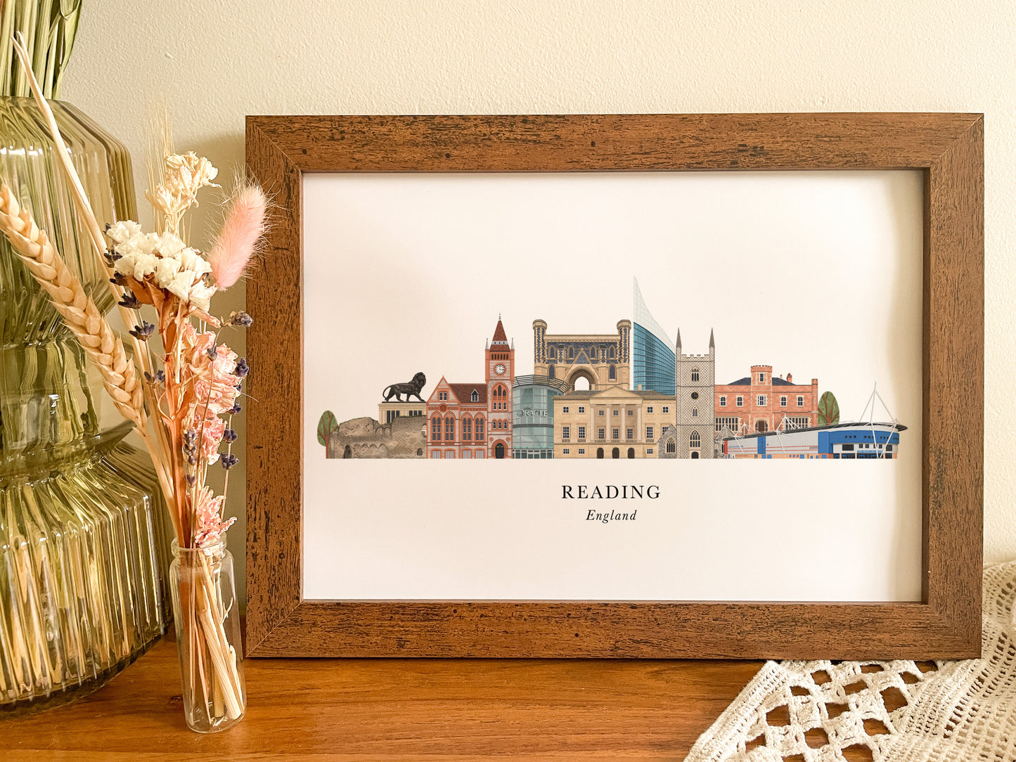 Reading Skyline Print