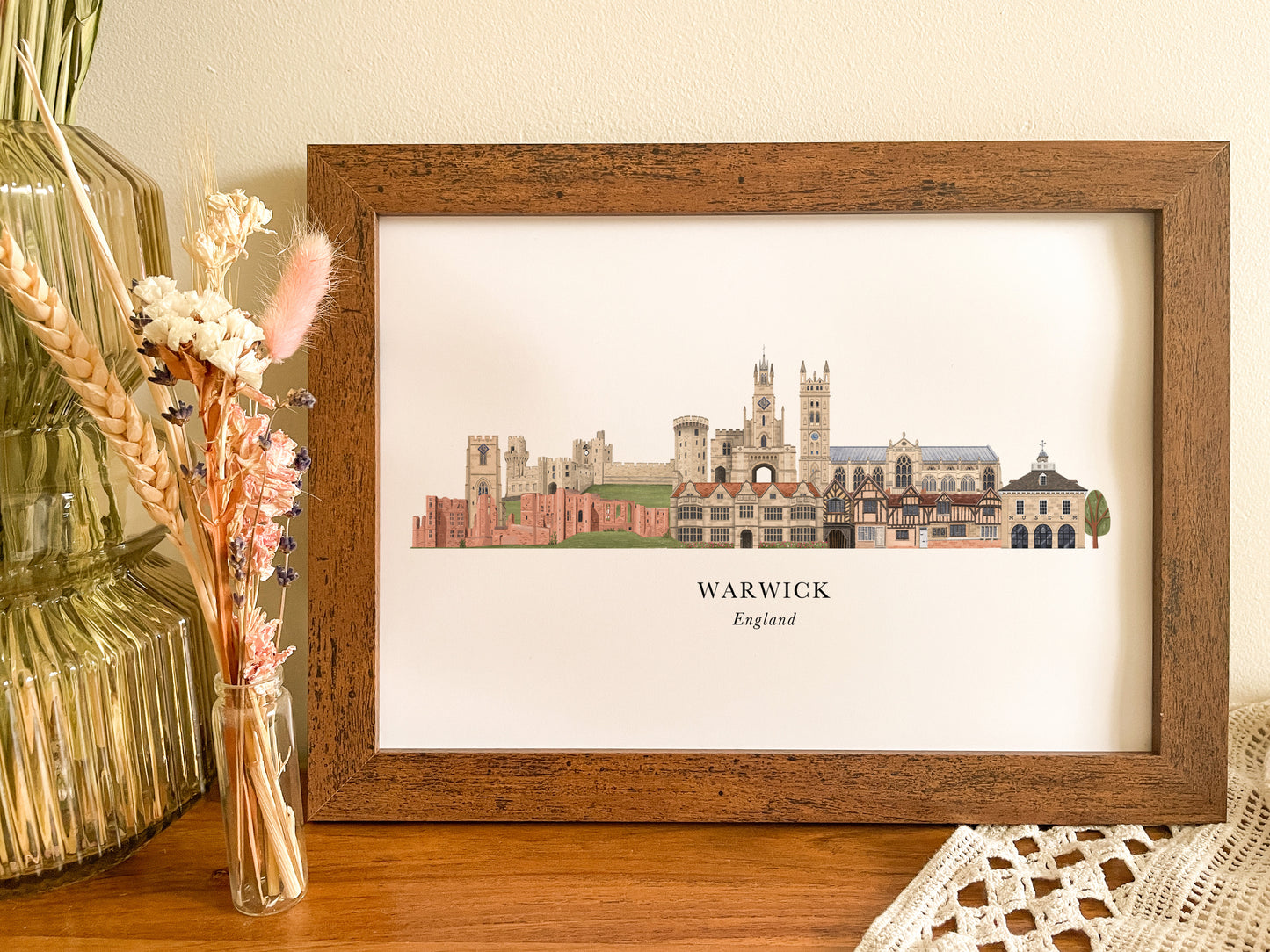 Warwick Skyline Print