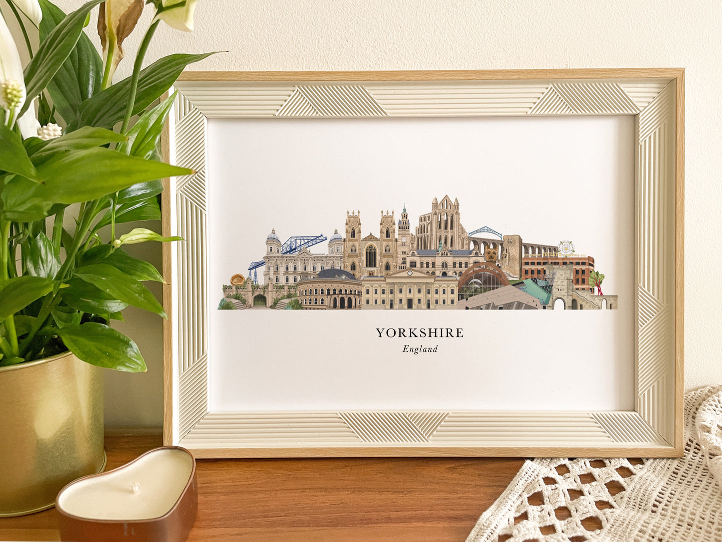 Yorkshire Skyline Print