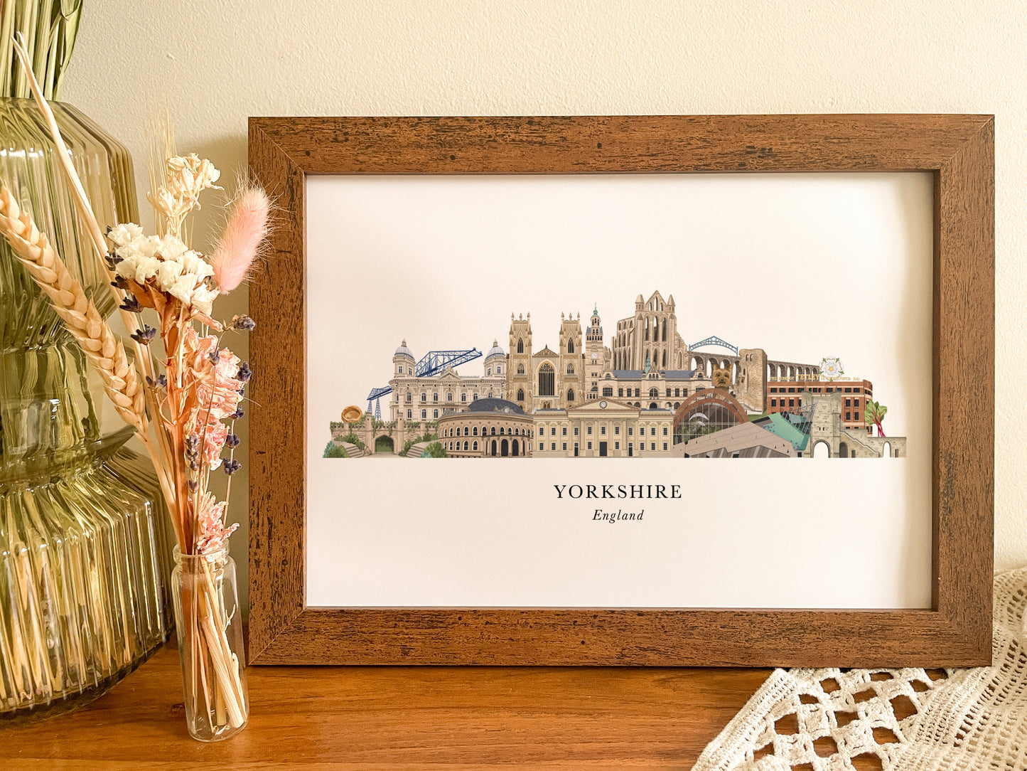 Yorkshire Skyline Print