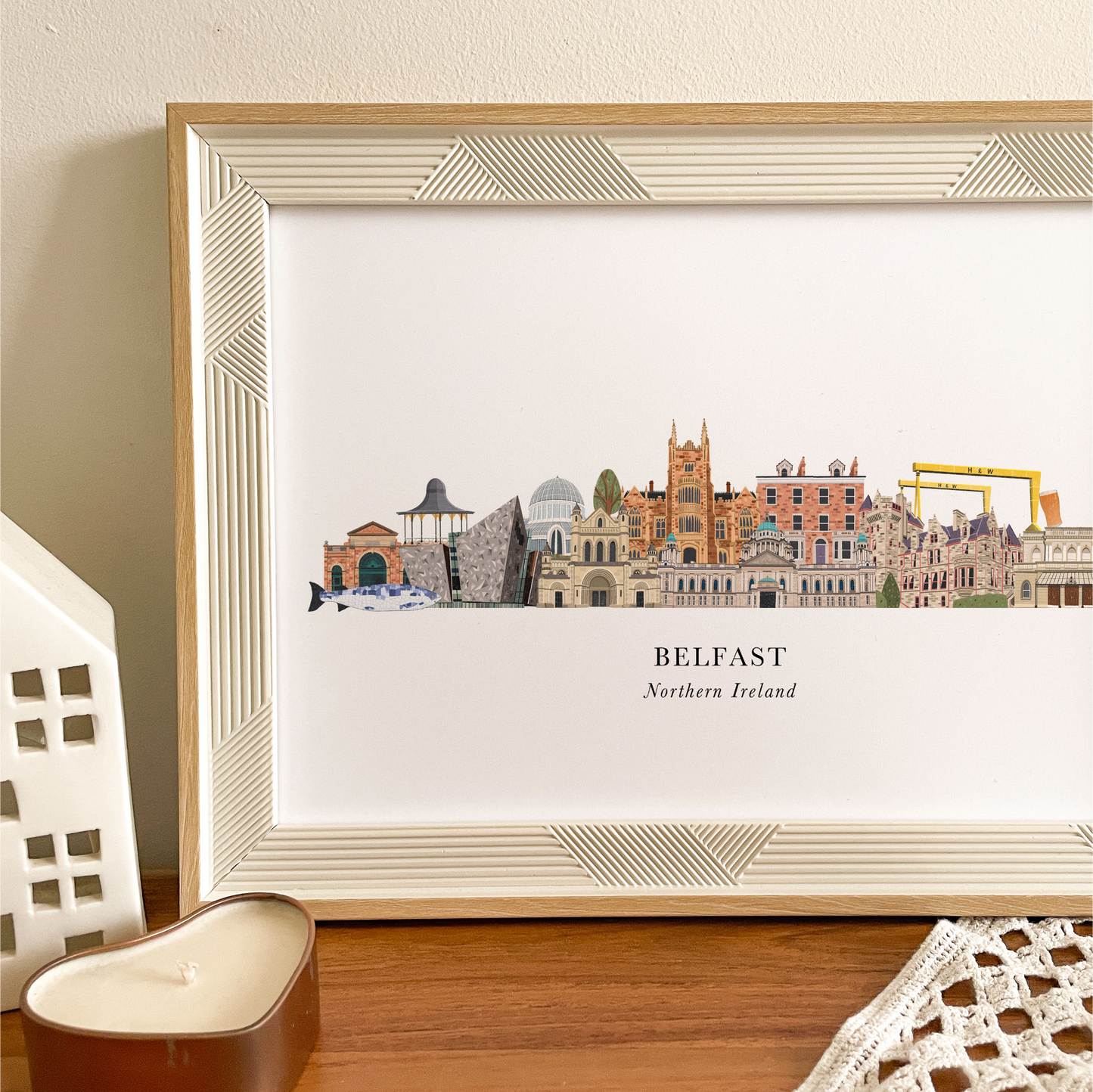 Belfast Skyline Print