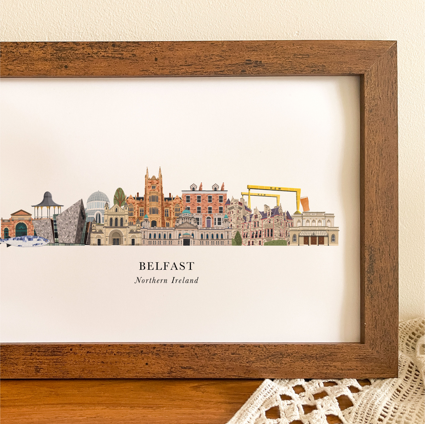 Belfast Skyline Print