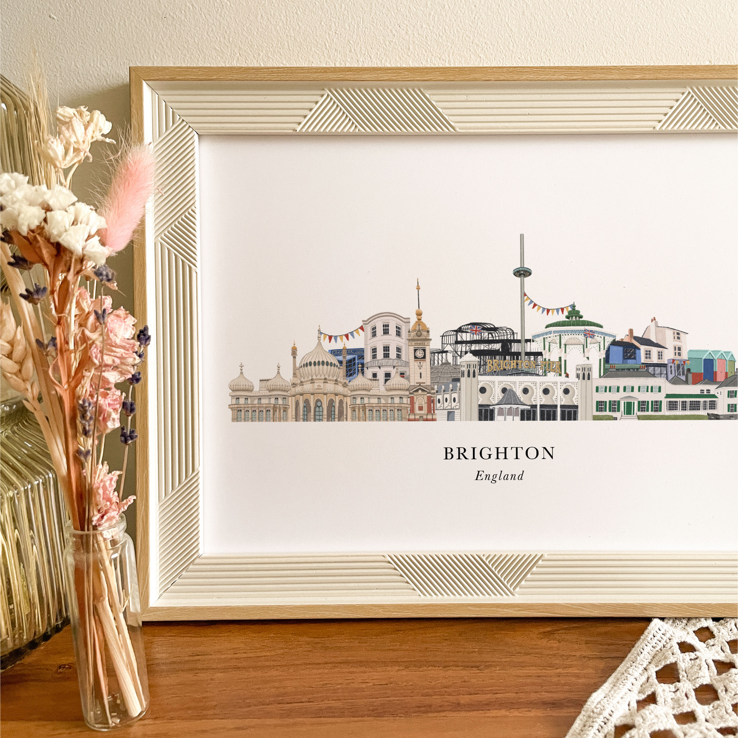 Brighton Skyline Print
