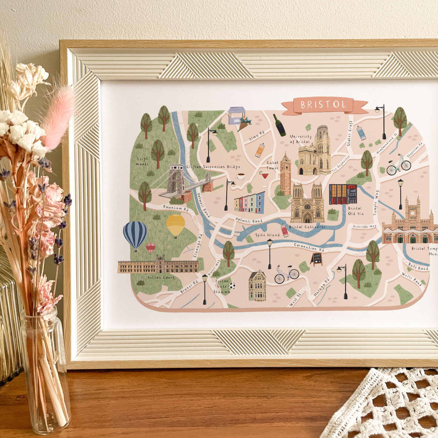 Bristol Map Print