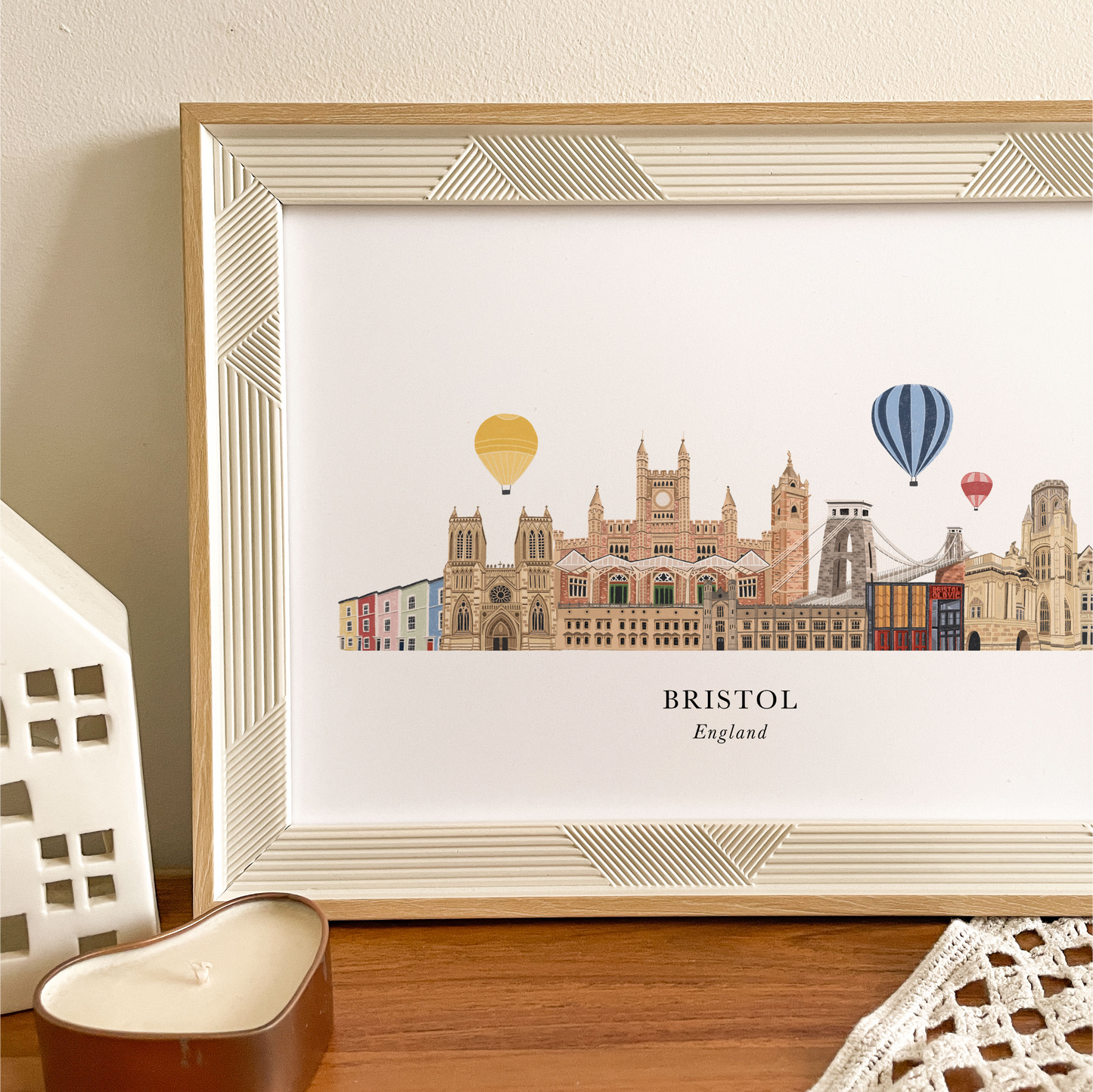 Bristol Skyline Print
