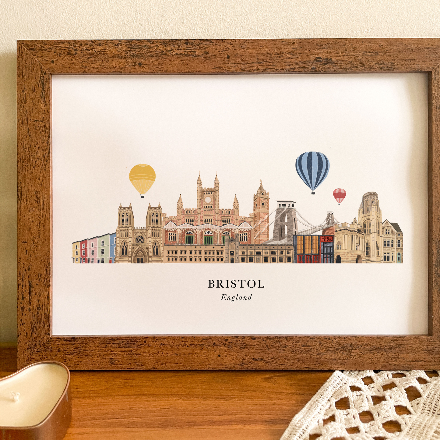 Bristol Skyline Print