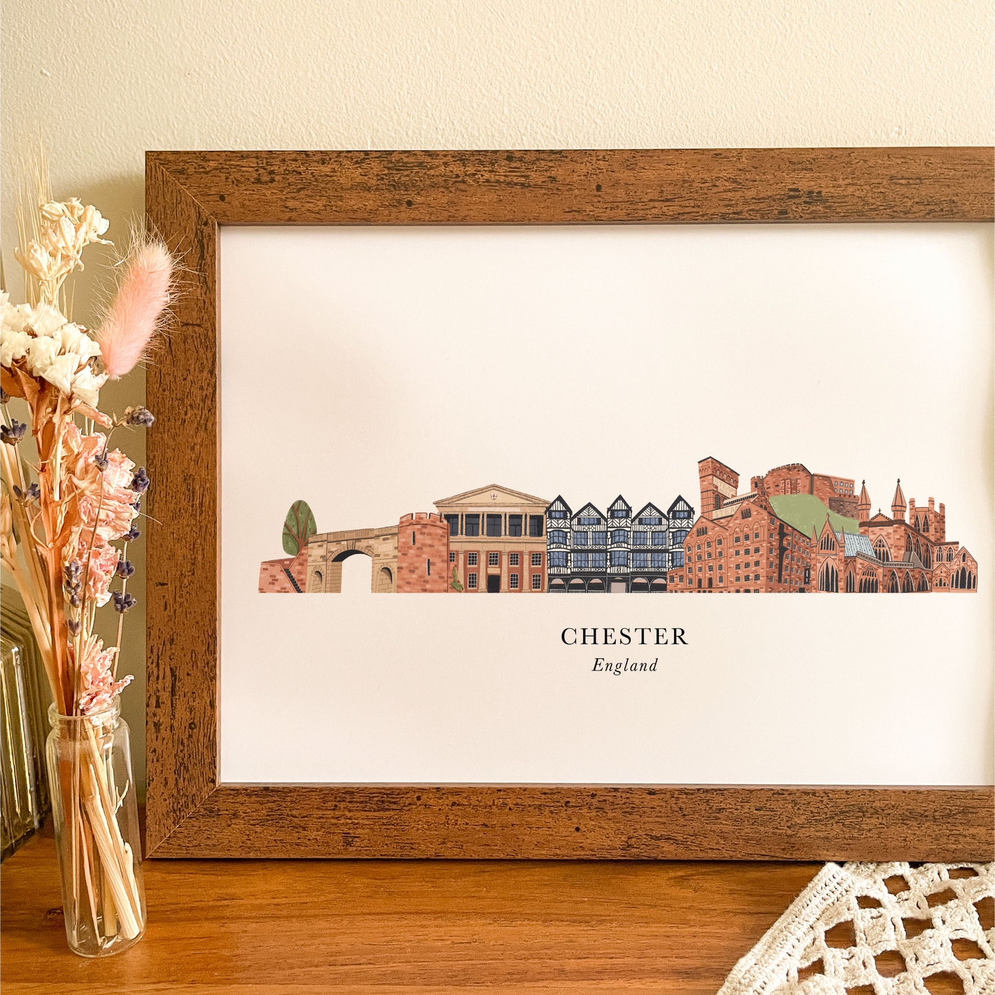 Chester Skyline Print