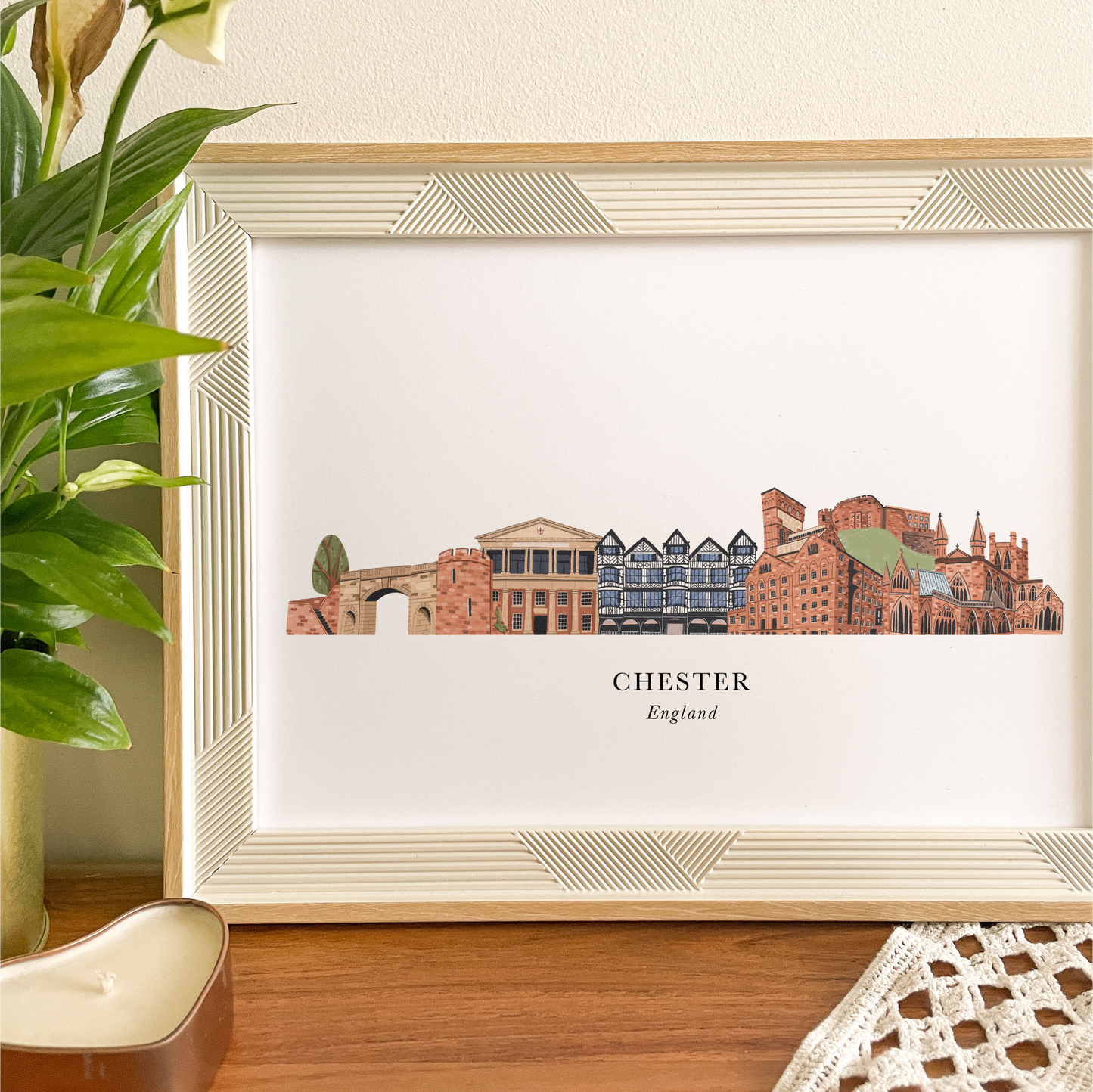 Chester Skyline Print