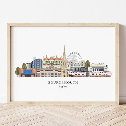 Bournemouth Skyline Print