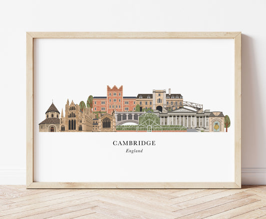Cambridge Skyline Print