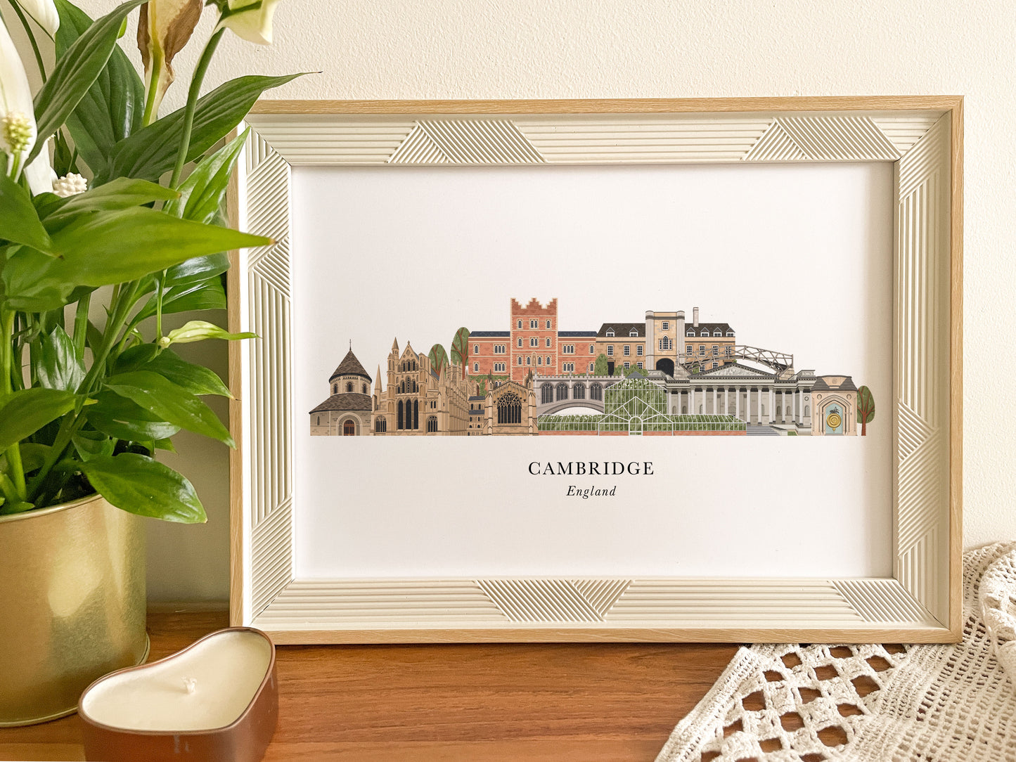 Cambridge Skyline Print