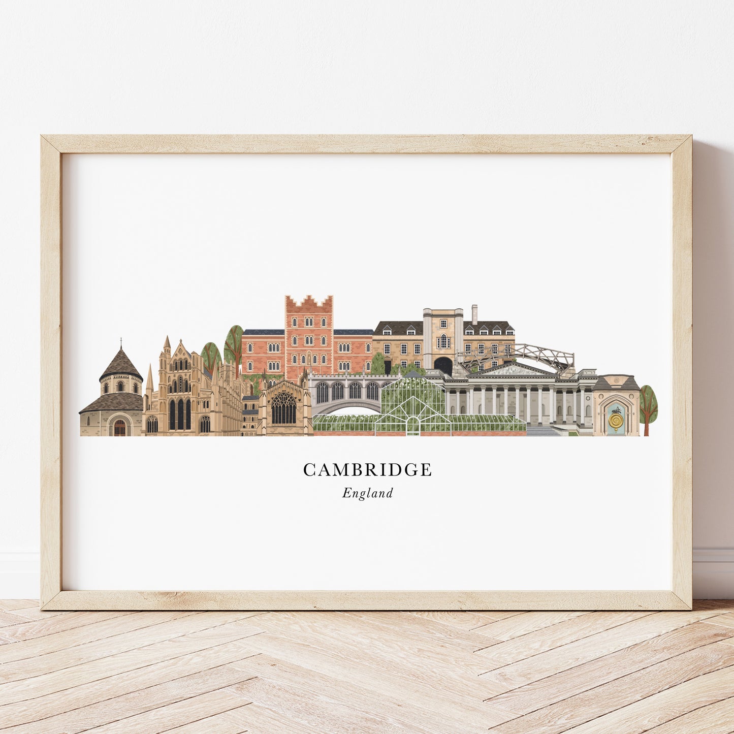 Cambridge Skyline Print