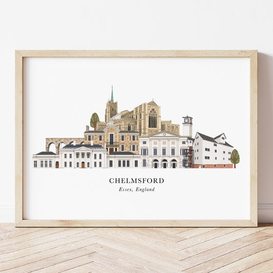 Chelmsford Skyline Print