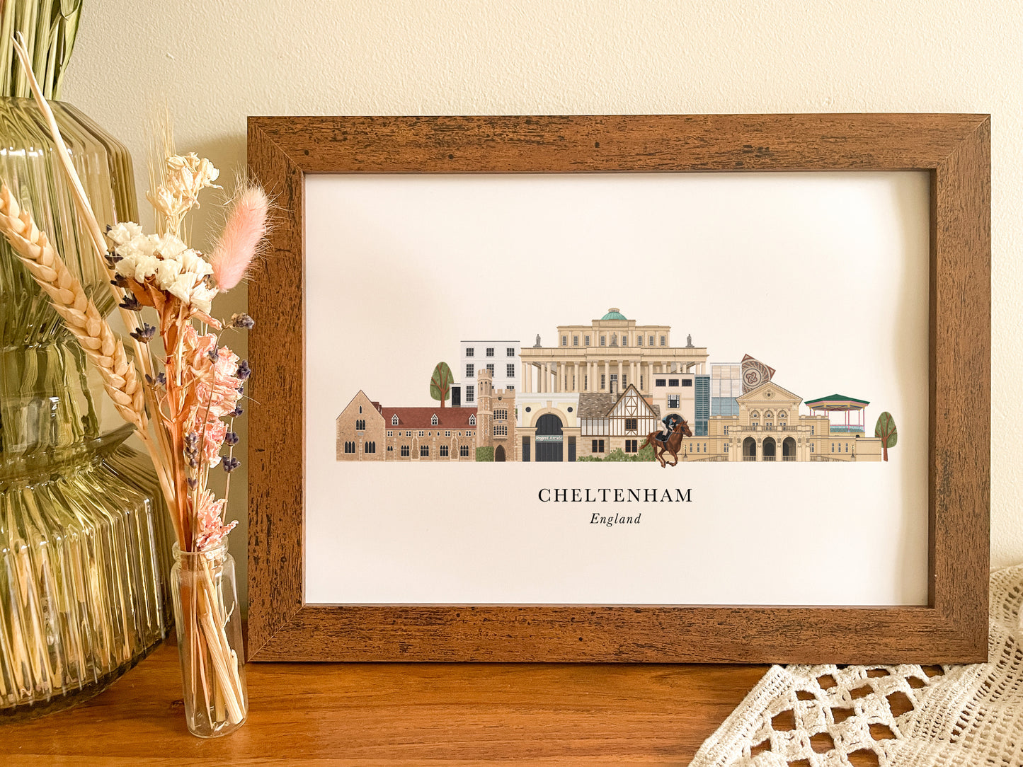 Cheltenham Skyline Print