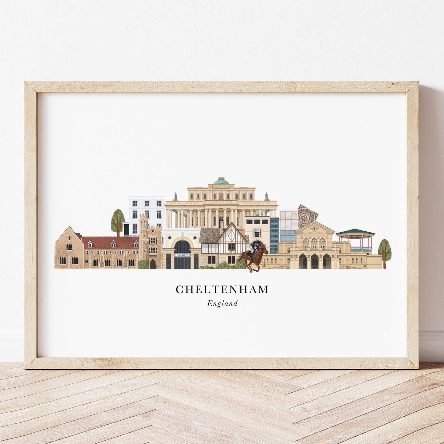 Cheltenham Skyline Print