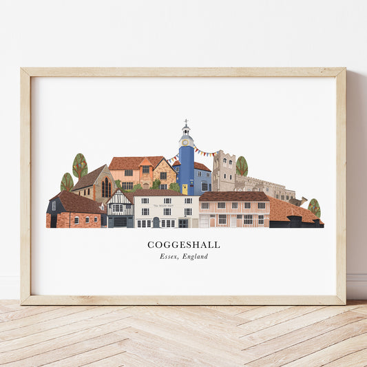 Coggeshall Skyline Print