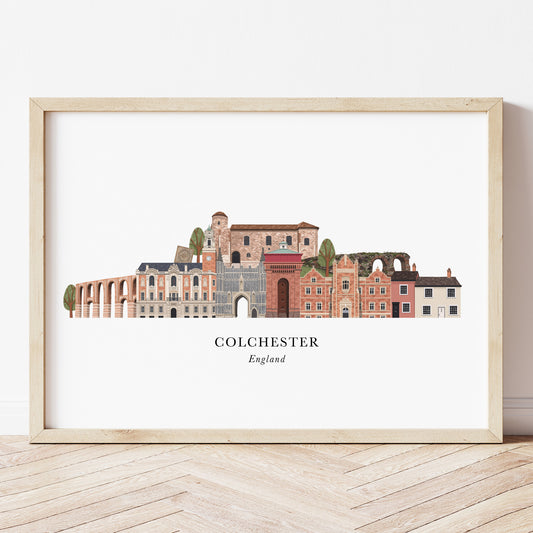 Colchester Skyline Print