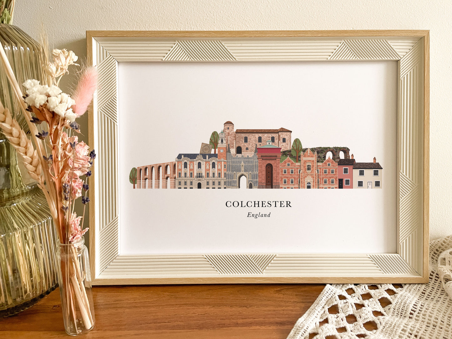 Colchester Skyline Print