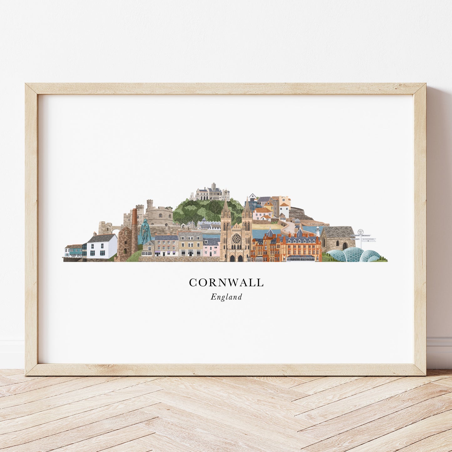 Cornwall Skyline Print