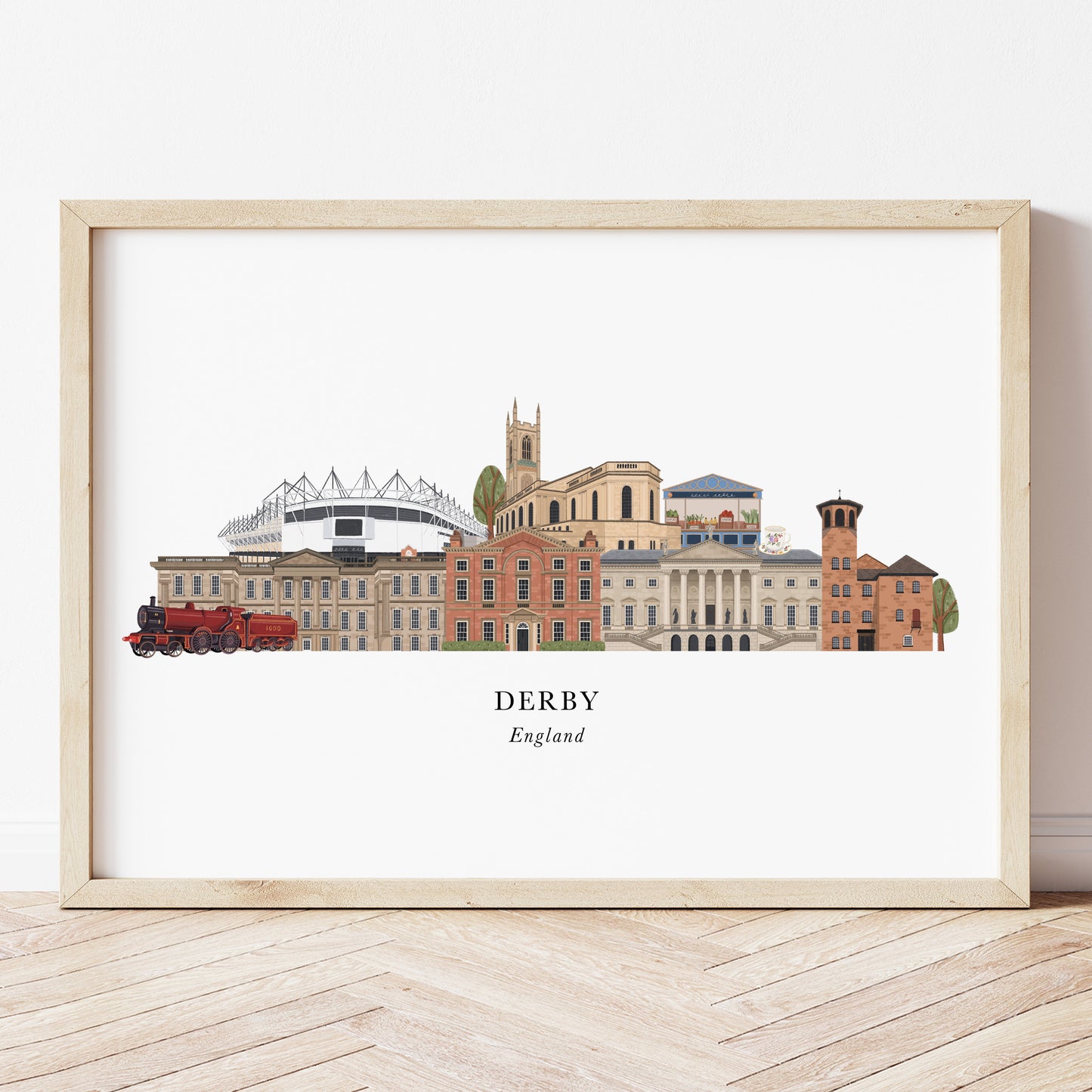 Derby Skyline Print