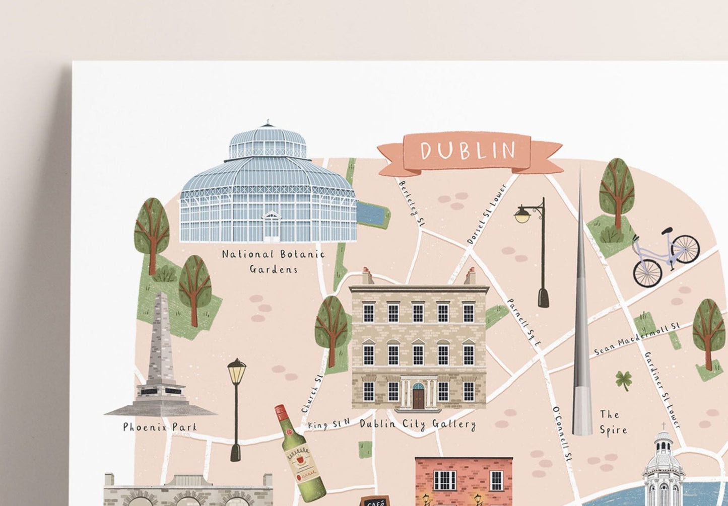 Dublin Illustrated Map