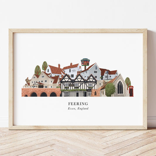 Feering Skyline Print