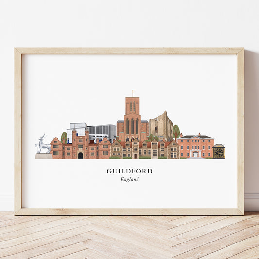 Guildford Skyline Print