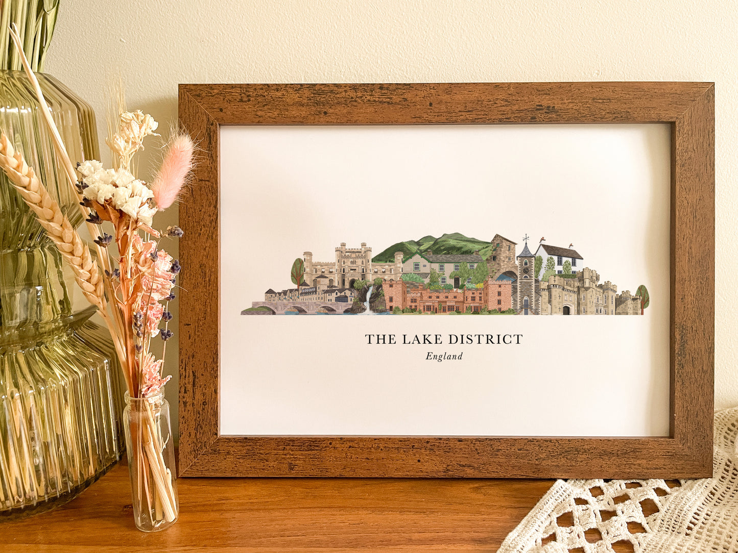 Lake District Skyline Print