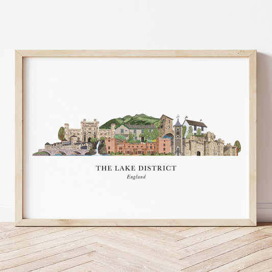 Lake District Skyline Print