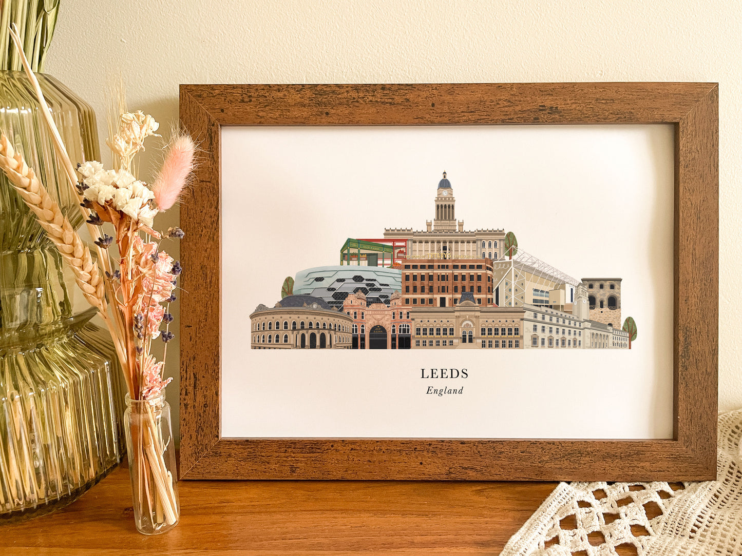 Leeds Skyline Print