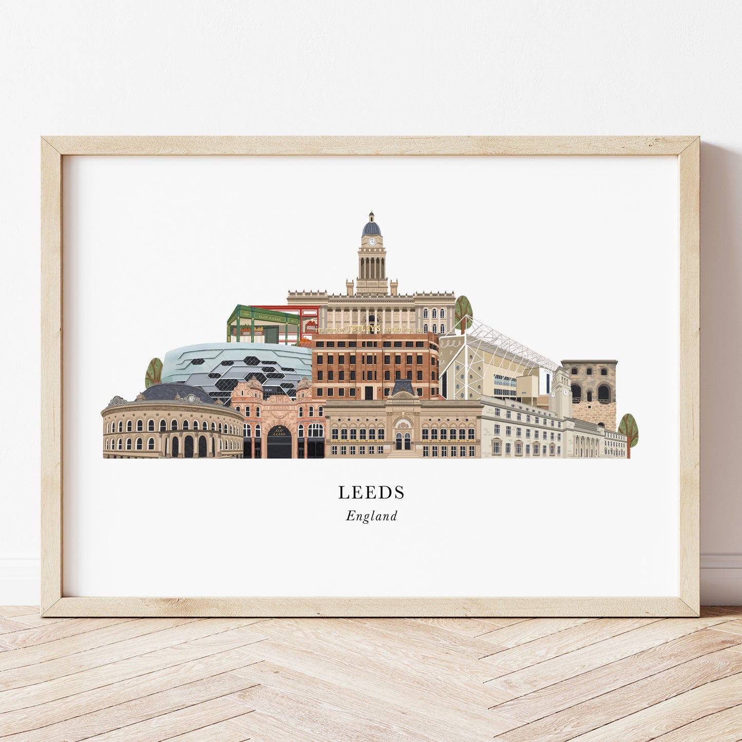 Leeds Skyline Print