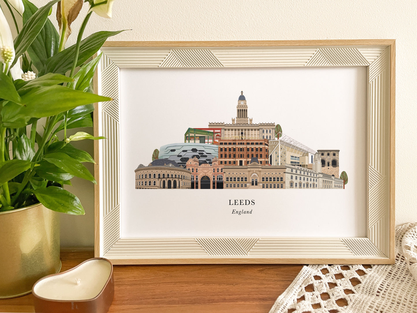 Leeds Skyline Print