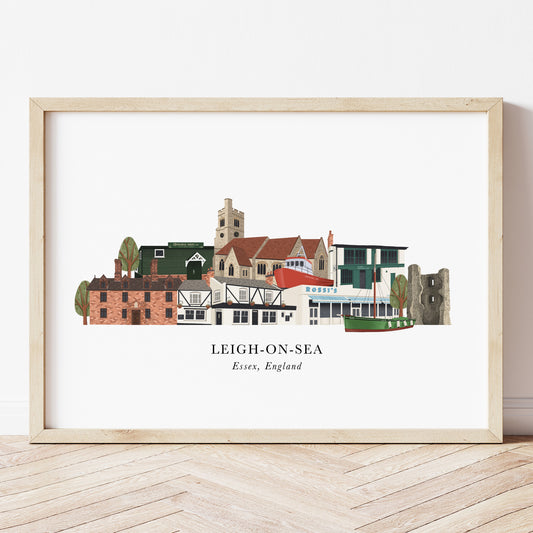 Leigh-on-Sea Skyline Print