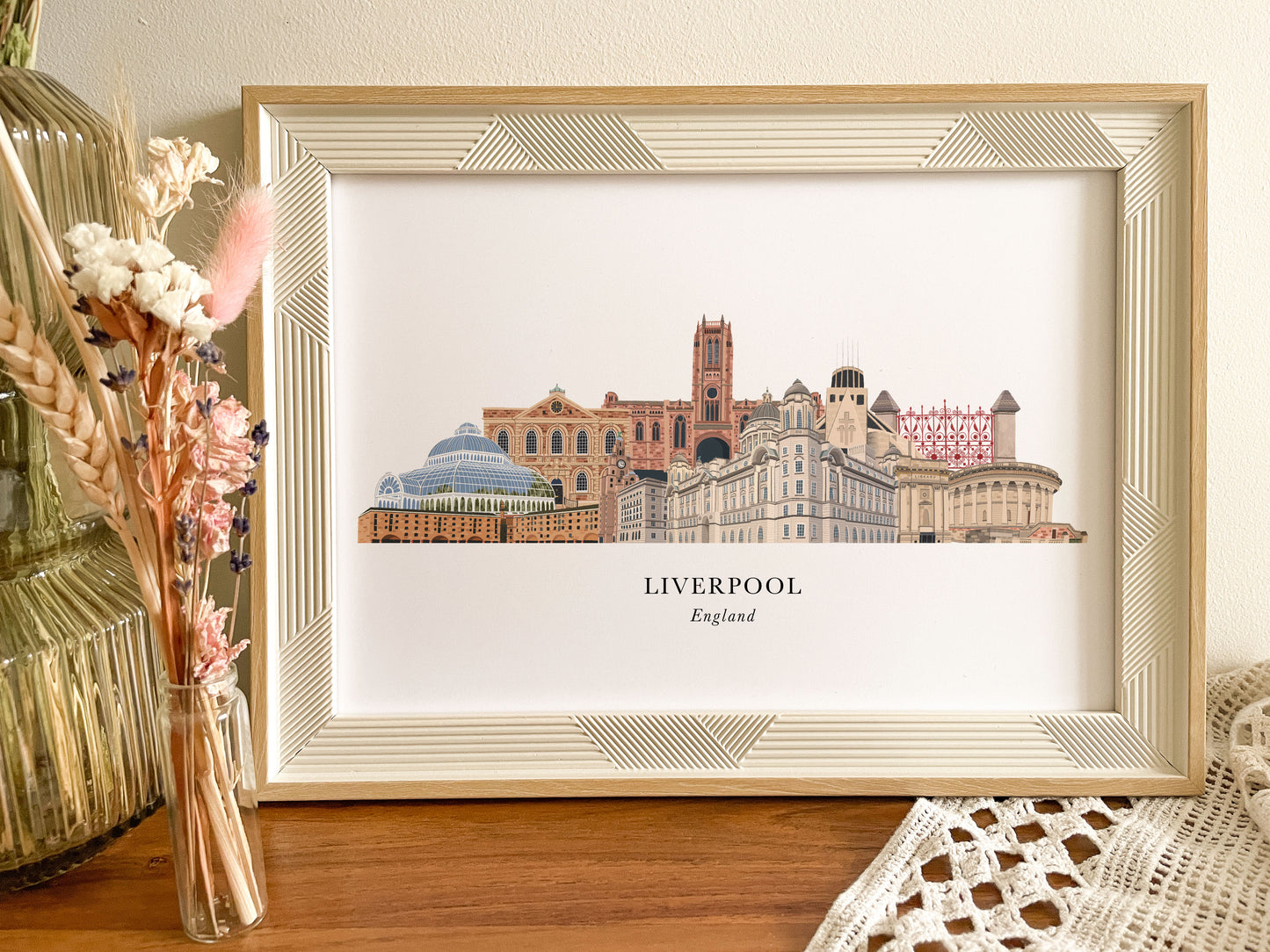 Liverpool Skyline Print