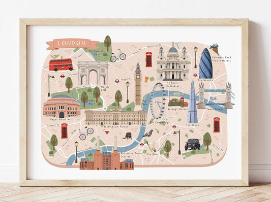 London Illustrated Map